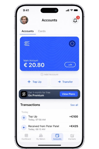 IBAN Konto Smartphones